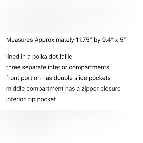 Kate Spade Authentic Villa Bella Avenue Bow Quinn gently used condition - Picture 11 of 11